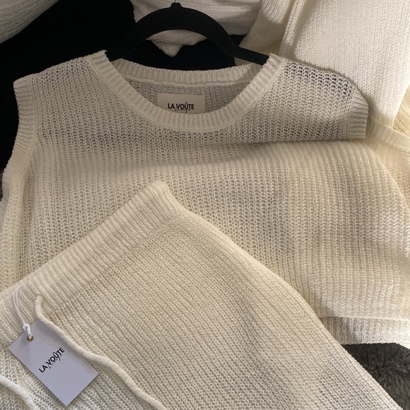 lavoute 3 peice cream lounge set - Picture 4 of 5